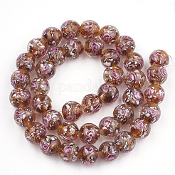 Бусины ручной работы бусины золотого песка&nbsp;LS-LAMP-T006-09F