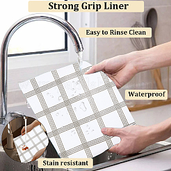 ПВХ-покрытия для полок с узором «тартан»&nbsp;AJEW-WH20020-097