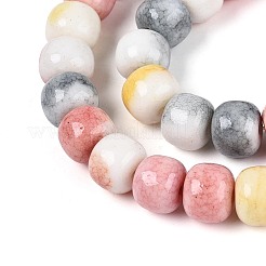 Нити из окрашенных стеклянных бусин с эффектом омбре&nbsp;GLAA-N067-01A-07