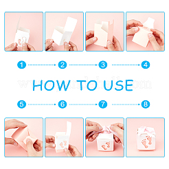 Бумажная подарочная коробка&nbsp;LS-CON-WH0072-22B