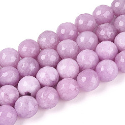 Натуральный белый нефритовый шарик нити&nbsp;G-R346-10mm-12