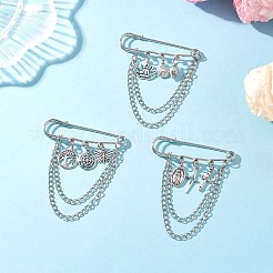 3 шт. брошь-подвеска из сплава&nbsp;JEWB-BR00195