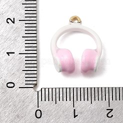 Латунь эмаль подвески&nbsp;KK-K274-11G-02