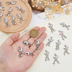 Подвески из сплава 8шт 4 цветов&nbsp;FIND-HS0002-06P