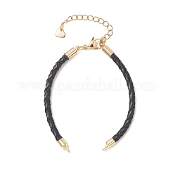 Изготовление плетеных кожаных браслетов диаметром 3 мм&nbsp;AJEW-JB01542