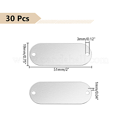 30 шт. алюминиевый овальный соединительный брелок&nbsp;FIND-WR0011-39