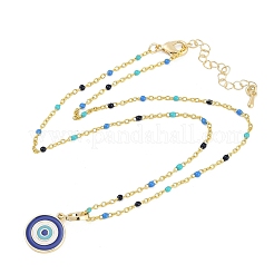 Латунь подвесные ожерелья&nbsp;LS-NJEW-R006-01G-05