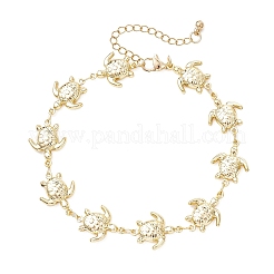 Браслеты-цепочки в виде черепахи из нержавеющей стали 304 для женщин&nbsp;AJEW-AN00770