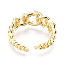 Регулируемые латунные манжеты&nbsp;RJEW-G104-10G