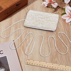 Филигранная кружевная лента из полиэстера&nbsp;OCOR-WH0111-113B