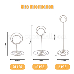 35 шт. 3 зажима для держателя заметок из железа и меди&nbsp;AJEW-FH0003-54