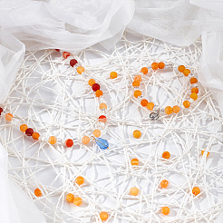 Естественные выветрившиеся агатовые бусинки&nbsp;G-AR0002-59