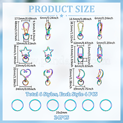 24 шт. Поворотные застежки из сплава&nbsp;FIND-UN0007-80