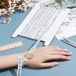 5 м блестящая металлизированная полиэстеровая кружевная лента&nbsp;OCOR-LP0001-23B