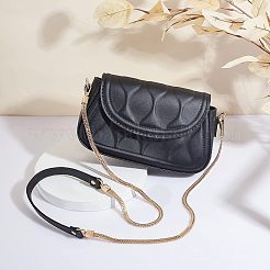 Железные плоские ручки для сумок со змеиной цепочкой&nbsp;FIND-WH0111-109