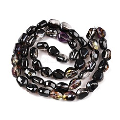 Стеклянные бусины с гальваническим покрытием &nbsp;EGLA-T021-08A