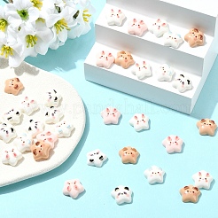 Кабошоны из смолы 50шт 5 стиля&nbsp;RESI-YW0006-05