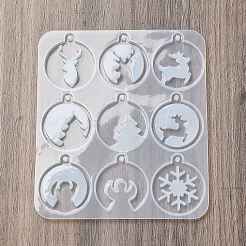 Силиконовые Молды для подвесок рождественской серии&nbsp;LS-SIL-B075-05B