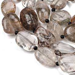 Природного кварца lodolite нитей бисера&nbsp;G-F820-M01-04