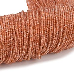 Натуральный Sunstone бисер пряди&nbsp;LS-G-RM250101-A17