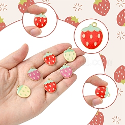 12шт 3 цвета светлые позолоченные подвески из сплава с эмалью&nbsp;FIND-FS0002-82