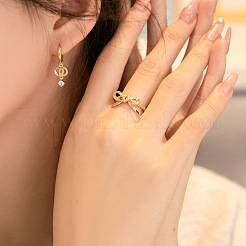 Женские кольца-бантики из стерлингового серебра 925 пробы&nbsp;FS-WGCDFEC-01