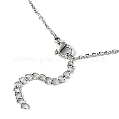 Гальванические ожерелья с подвесками из натуральной кварцевой призмы и медной проволоки&nbsp;NJEW-JN05027-02