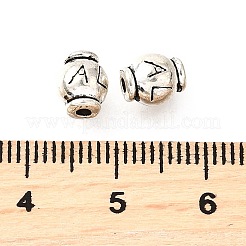 Сплавочные овальные бусины тибетского стиля &nbsp;TIBE-L008-49AS