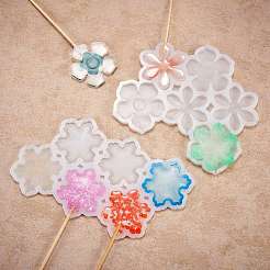 2 шт. 2 стильные пищевые силиконовые Молды «сделай сам»&nbsp;DIY-SZ0006-12