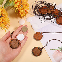 Наборы для изготовления подвесных украшений из дерева своими руками&nbsp;HJEW-CA00077