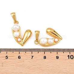 Абс пластмассовые жемчужные подвески&nbsp;STAS-P438-28G