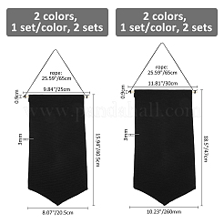 4 комплект 4 стилей полиэстер настенная брошь держатель для украшений баннер&nbsp;DIY-FH0008-24