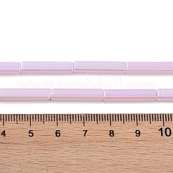 Стеклянные бусины с гальваническим покрытием &nbsp;EGLA-Q128-11A-AB03