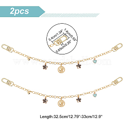 2 шт. латунные кабельные цепи удлинители для кошельковых ремней&nbsp;FIND-WR0006-26