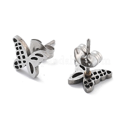 Серьги-гвоздики из нержавеющей стали 304&nbsp;EJEW-C001-13P