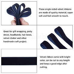 Бархатная лента&nbsp;SRIB-WH0006-18F