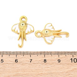 Подвески-слоны из нержавеющей стали 304 с эмалью&nbsp;STAS-B085-37G-01