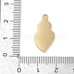 Подвески из нержавеющей стали 304 с эмалью&nbsp;STAS-I325-046G