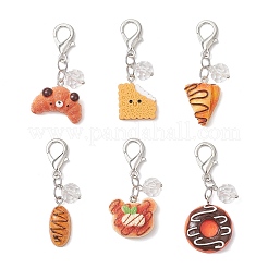 6 шт. подвеска из смолы для хлеба&nbsp;HJEW-JM03813