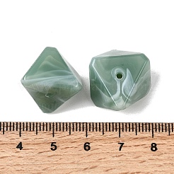 Непрозрачные акриловые бусины&nbsp;OACR-D320-02D