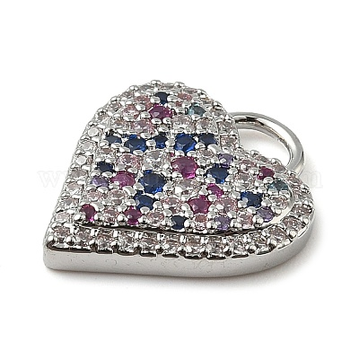 Латунные микро проложить кубического циркония подвески KK-I276-29P-1