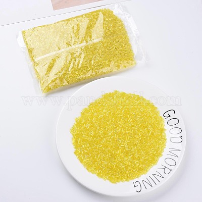 Прозрачные цвета блестящие стеклянные бусины из стекляруса SEED-N005-001-A12-1