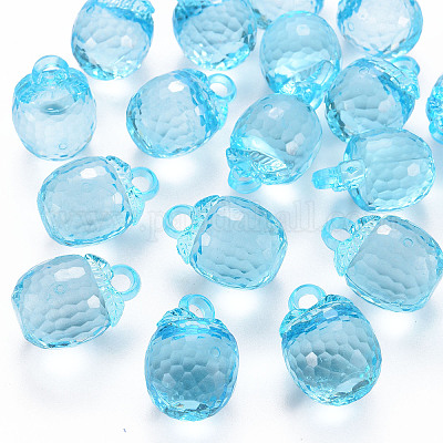 Осенняя тема прозрачные акриловые подвески&nbsp;LS-TACR-T024-04B-946-1