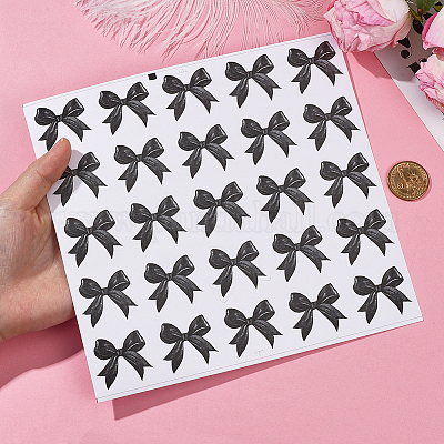 Наклейки с бантом pp&nbsp;DIY-WH20007-281B-1