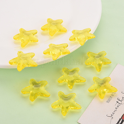 Прозрачные акриловые бусины&nbsp;TACR-S154-58B-916-1