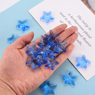 Прозрачные акриловые бусины&nbsp;TACR-S154-58B-940-1