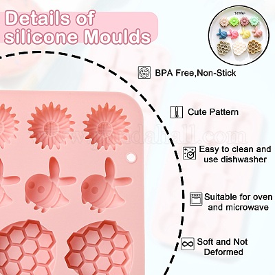 2шт силиконовые Молды в виде пчел&nbsp;ST-CJ0043-008-1
