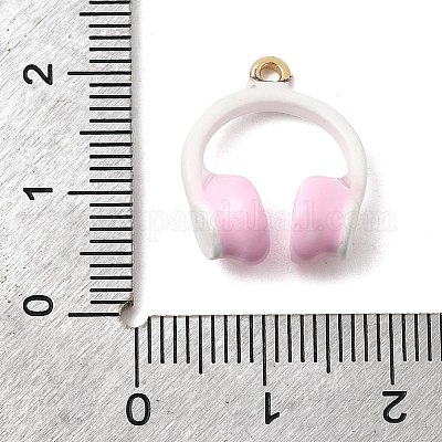 Латунь эмаль подвески&nbsp;KK-K274-11G-02-1