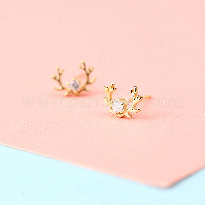 Серьги-гвоздики из циркония&nbsp;FS-WGE47D1-02-1