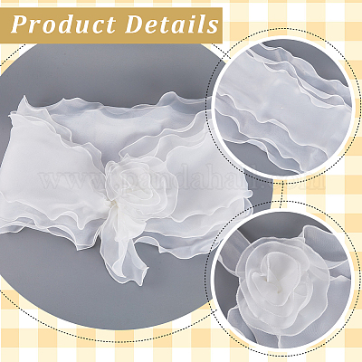 Шифоновая шаль&nbsp;AJEW-WH20054-037A-1